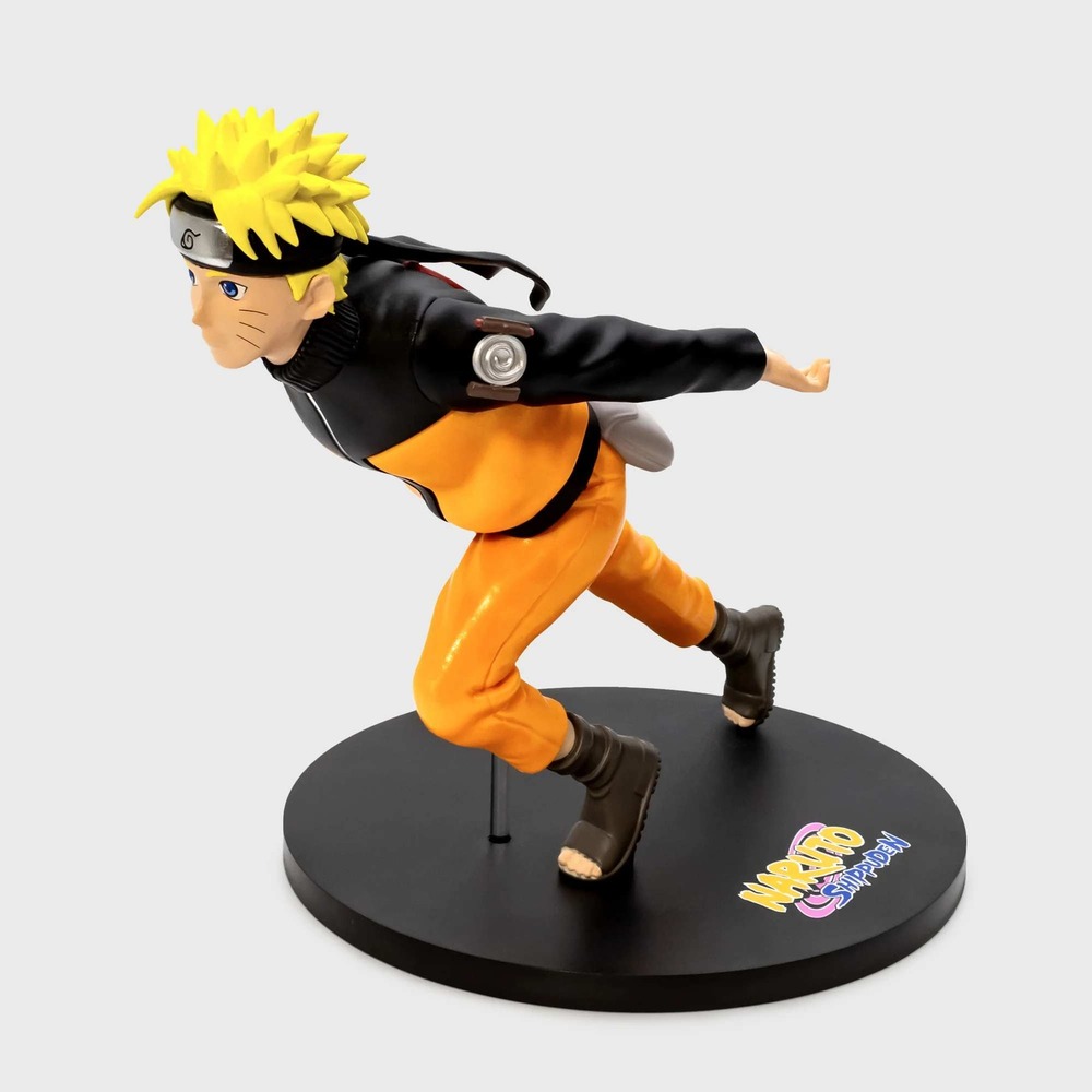 CultureFly Naruto Shippuden Naruto 9 Inch Vinyl Figure Deluxe Collectible NIB